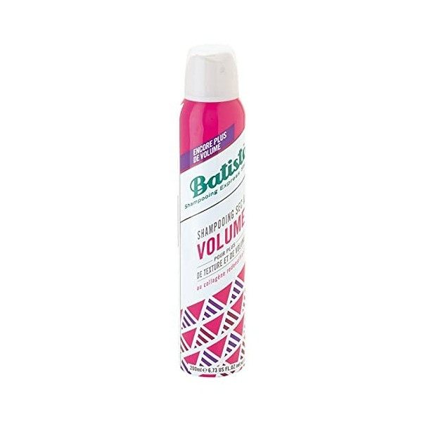 BATISTE - Shampooing sec et soin volumateur 200ml pour cheveux frais et légers toute la journée - Hygiène et Beauté - Le Lot 