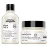 L’Oréal Professionnel, Routine Anti-Métal pour Cheveux Abîmés & Cassants, Colorés ou Naturels, Shampoing Detoxifiant + Masque