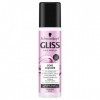 Schwarzkopf Gliss - Lait Démêlant Express Brillance Soie Liquide - Cheveux ternes, rêches, sans éclat - Lissant - Renforce la