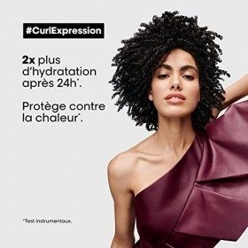 LOréal Professionnel, Crème Hydratante Intensive, Cheveux Bouclés à Crépus, Cheveux Secs, Définition de Boucles, Anti Frisot