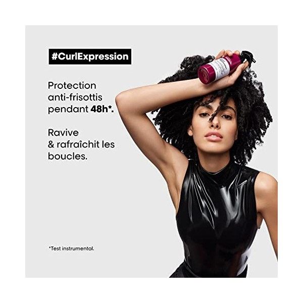 LOréal Professionnel, Soin en Spray Léger, Cheveux Bouclés, Frisés & Crépus, Raviveur de Boucles, Hydrate, Définit & Embelli