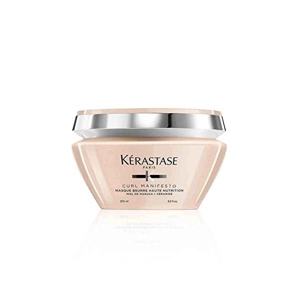 Kérastase, Curl Manifesto, Soin Extra Riche, Nourrissant & Fortifiant, Pour Cheveux Frisés & Crépus, Masque Beurre Haute Nutr