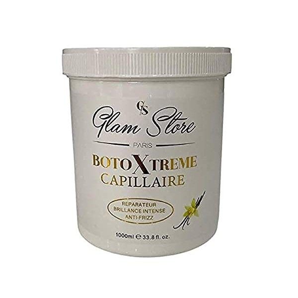 Glam Store botoxtreme masque reconstructeur capillaire - soin ultra concentré - kératine - acide hyaluronique - cheveux très ...