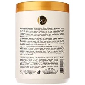 KERAGOLD PRO Masque pour Cheveux Secs Ternes/Frisés sans Sulfates, 1000 ml