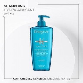 Kérastase, Spécifique, Shampoing Hydra-Apaisant, Pour Cuirs Chevelus Sensibles, Bain Vital Dermo-Calm, 500 ml