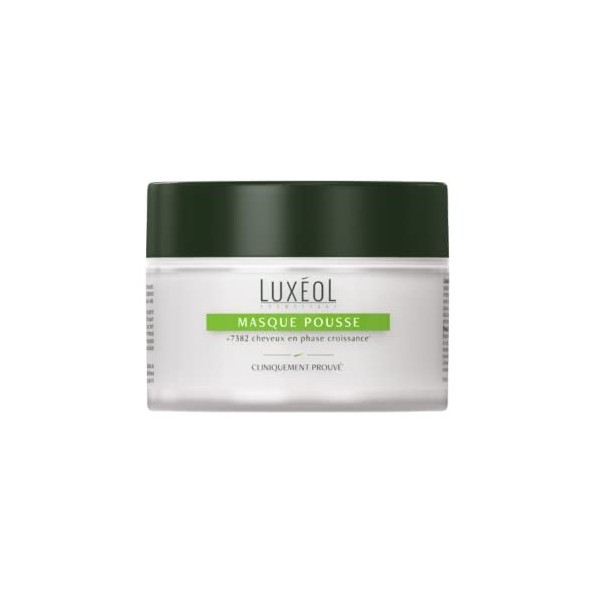 Luxéol – Masque Pousse – Aide à la Pousse des Cheveux* – Apporte Force & Densité* – Cliniquement Prouvé* – 200 ml