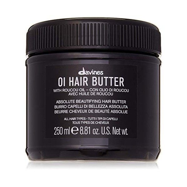 Davines Oi Hair Butter Traitement Anti-Frisottis pour Cheveux, 250 ml
