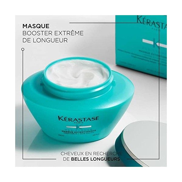 Kérastase, Résistance, Masque Réparateur de Longueurs, pour Cheveux Longs Abîmés, Masque Extentioniste, 200 ml