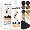 Maxter Fibre Capillaire - Cache Instantanément le Manque de Cheveux - Poudre de Microfibre de Coton 100% Naturel pour Hommes 