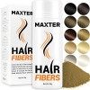 Maxter Fibre Capillaire - Cache Instantanément le Manque de Cheveux - Poudre de Microfibre de Coton 100% Naturel pour Hommes 