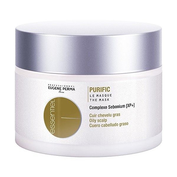 EUGENE PERMA Essentiel Purific Masque pour Cuir Chevelu Gras, Banane, 150 ml