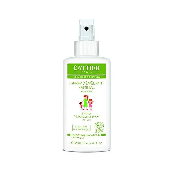 CATTIER Spray Démêlant Familial 200 ml - Lot de 3