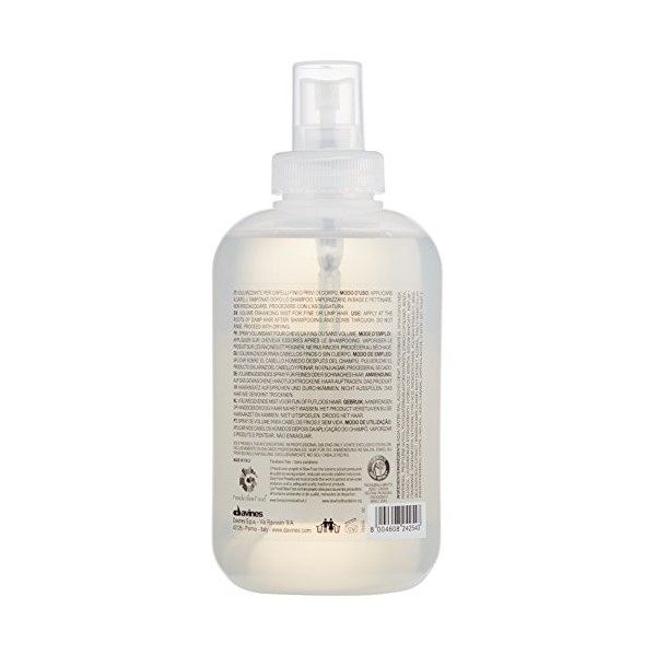 Davines Volu Hair Mist Volume Booster For Fine or Limp Hair 250ml