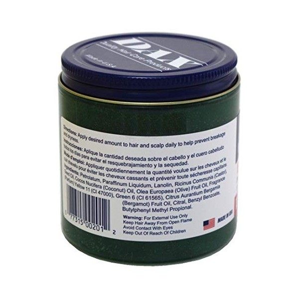 DAX Vegetable oil POMADE - Pommade à base dhuiles végétales avec Lanoline, 213gr