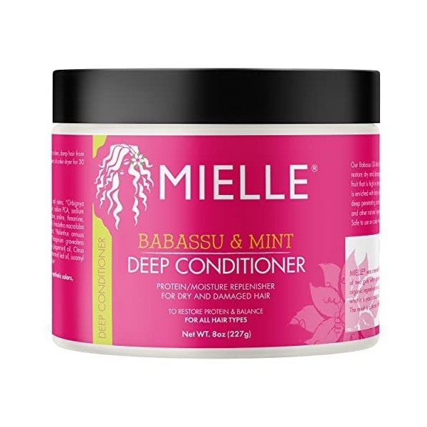 Mielle Organics Babassu Oil Mint Deep Conditioner , 240 Ml Lot De 1 