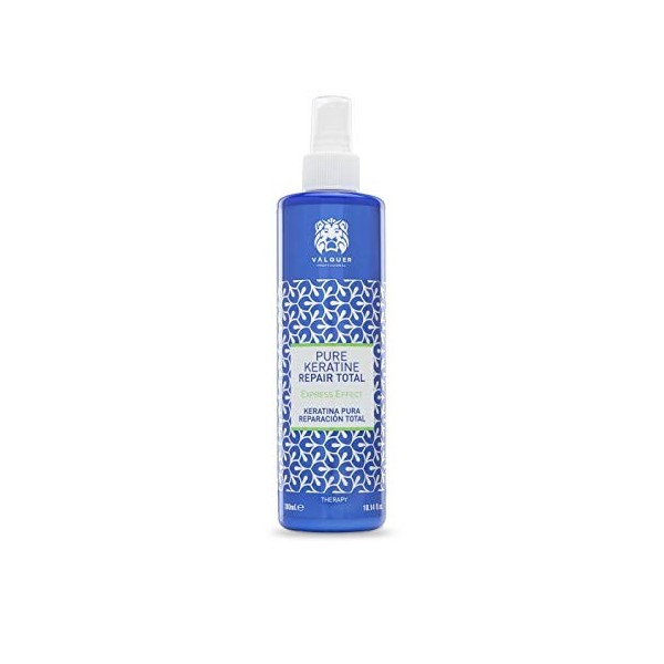 Válquer Professional Kératine Pure pour les cheveux Total Repair, cheveux abîmés, sans sulfate, sans silicone, sans sel, répa