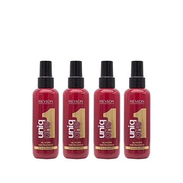 Revlon Uniq One All in One Hair Treatment 4 Pack 5.1 oz by Uniq One