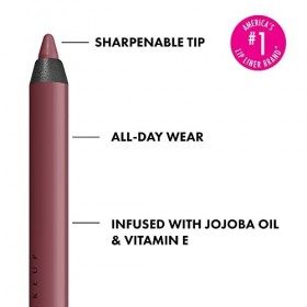 NYX Professional Makeup Crayon à Lèvres Mat, Sans transfert, Waterproof, Sans Bavure, Longue Tenue, Formule Vegan, Line Loud,