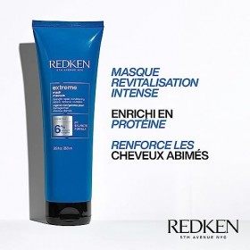 Redken, Masque Réparateur Intense pour Cheveux Abimés, Riche en Protéines, Extreme, 250 ml