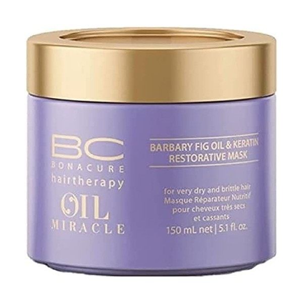 Schwarzkopf Masque BC Oil Miracle à lhuile de figue de barbary contenance : 150 ml