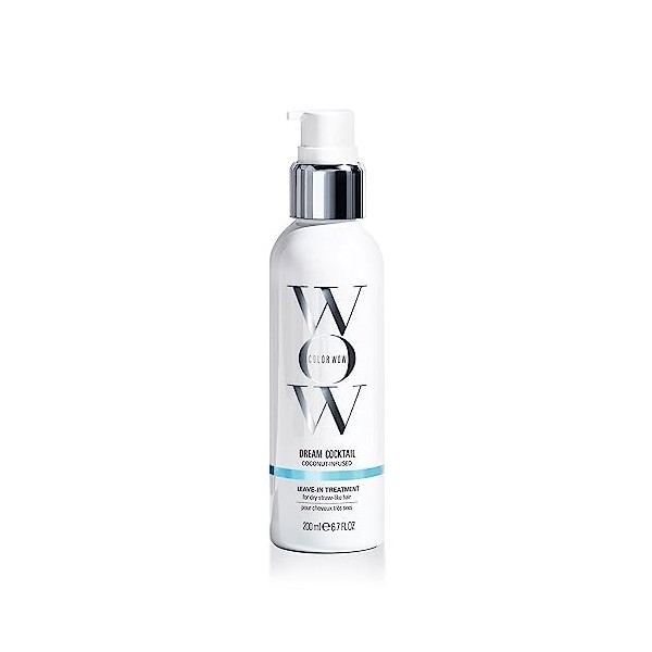 COLOR WOW Soin cheveux sans rinçage Coconut Cocktail Bionic Tonic 200ml, Soin pour cheveux secs et abîmés hydrate les cheveux