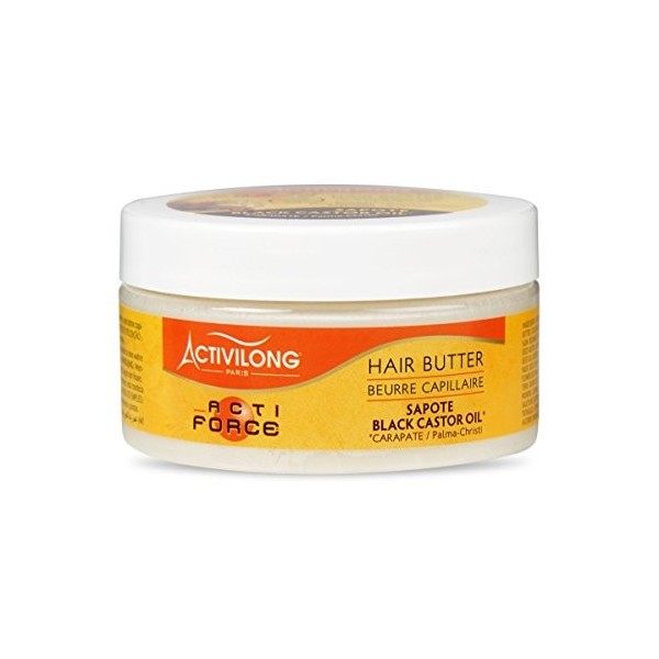 Beurre Capillaire Hair Butter Cheveux Frisés et Crépus Activilong Actiforce Carapate Sapote 100 ml