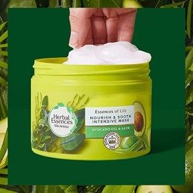 Herbal Essences Masque Nourrissant, Huile D’Avocat Et Aloe Vera, Cheveux Et Cuir Chevelu Secs 450 ml
