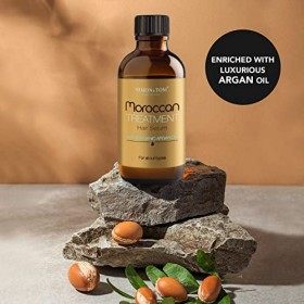 Simon&Tom - Moroccan Treatment - Sérum pour Cheveux - À lhuile dArgan Biologique Pure - Nourrit et Hydrate - Cheveux Doux e