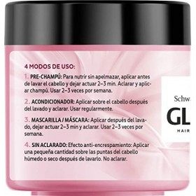 Schwarzkopf Gliss 4-en-1 Masque Protéine Babasu Oil pour Cheveux Ternes 400 ml