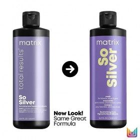 Matrix I So Silver, Masque Neutralisant de Reflets Indésirables Jaunes, 500ml