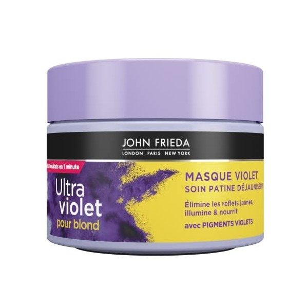 John Frieda Ultra Violet pour blond Masque Violet 250 ml