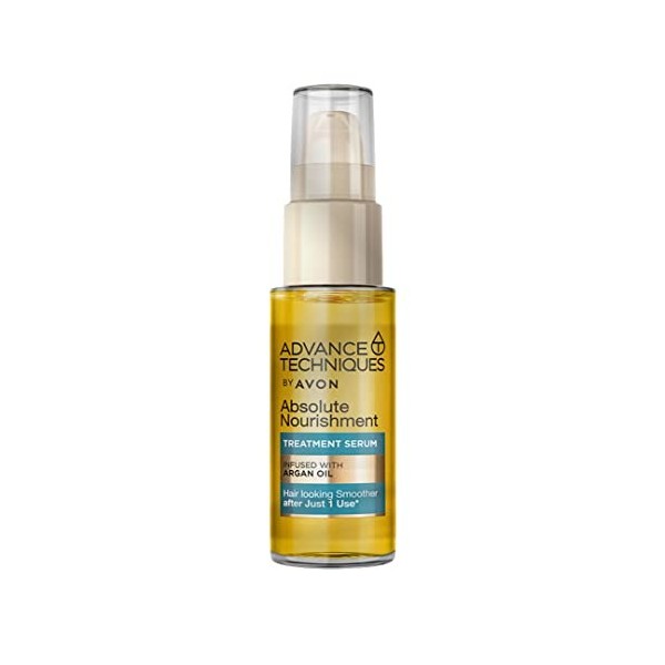 Avon Advance Techniques Moroccan Argan Oil Leave-in Treatment Bottle All Hair Types by Avon