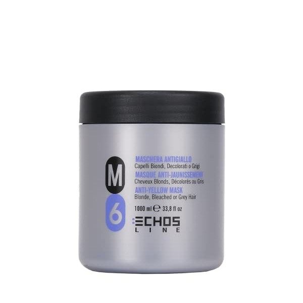 ECHOSLINE M6 No Yellow-Masque Anti-Jaune-1000 ML, Multicolor, 500ML