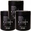 ECHOSLINE KARBON 9 Masque naturel au charbon végétal 2x1000 ml Masque au charbon pour cheveux stressés sans solfate, sans s