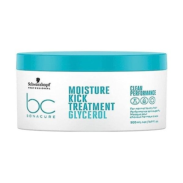 Masque 500 ml Hyaluronic Moisture Kick BC Bonacure pour cheveux normaux à secs Schwarzkopf Professional