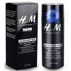 YFFECLEC Poudre Cheveux,Poudre Densifiante Cheveux Volume Cheveuxpour Calvitie Homme Hair Building Fibers（Blanc）