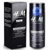 YFFECLEC Poudre Cheveux,Poudre Densifiante Cheveux Volume Cheveuxpour Calvitie Homme Hair Building Fibers（Blanc）