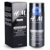 YFFECLEC Poudre Cheveux,Poudre Densifiante Cheveux Volume Cheveuxpour Calvitie Homme Hair Building Fibers（Blanc）