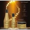 KeraGold Collection 24K - Soin complet 2en1 Kit lissage + Blindage Taninoplex Expert komplex Gold Tanino System