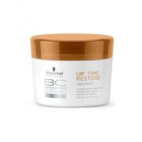 shcwarzkopf - Masque Time Restore renforçateur pour cheveux matures et fragiles BC Q10 contenance 200 ml