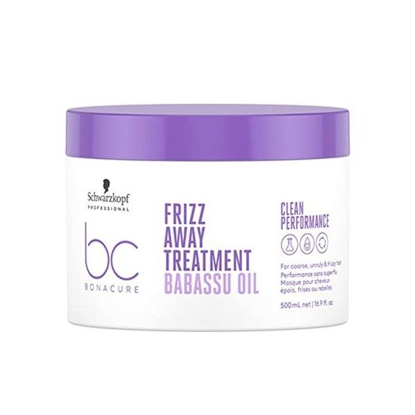 Schwarzkopf - BC Bonacure Masque Frizz Away - Contenance : 500 ml