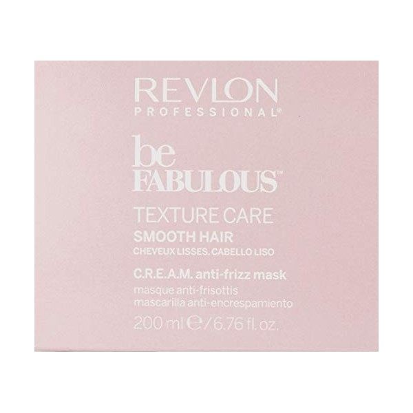 REVLON PROFESSIONAL Texture Care Masque Anti-Frisottis Cream pour Cheveux Lisses, 200ml