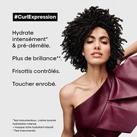 LOréal Professionnel | Masque Riche Hydratant Intensif, Cheveux Bouclés, Frisés & Crépus, Nourrit, Démêlant, Apporte Brillan