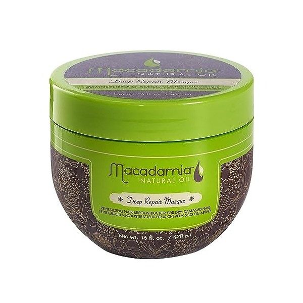 Macadamia Masque Réparateur Intense Deep Huile Naturelle, 470 ml