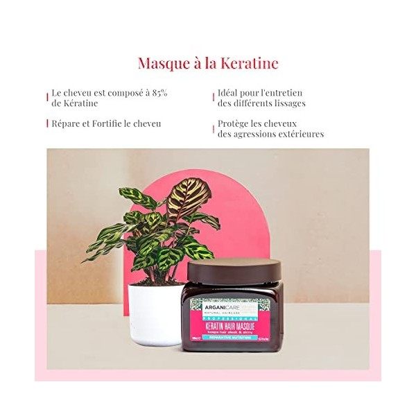 Arganicare AGN022 Masque Argan/Kératine 500 ml