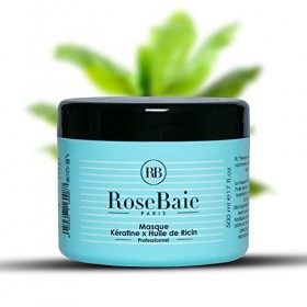 Masque Kératine Huile de Ricin RoseBaie 500 ml