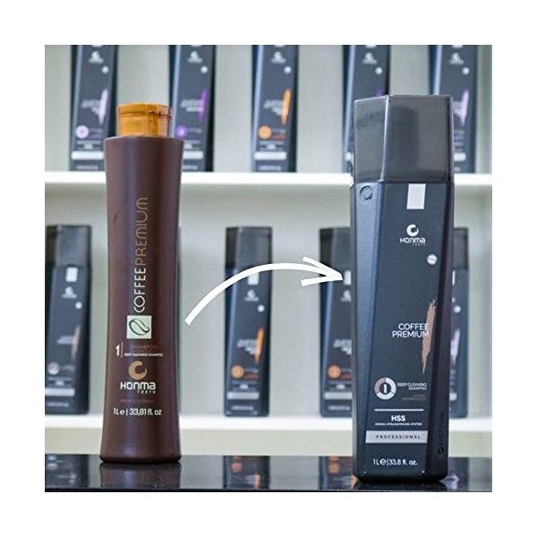 Coffee Premium All Liss 3-step Keratin Hair Treatment 1 Litre - Honma Tokyo