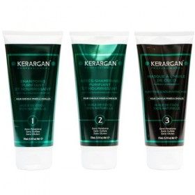 Kerargan - Soin Capillaire Complet à l’Huile de Coco et d’Argan - Nourrit et Hydrate - Cheveu Cassant - Sans Sulfate, Paraben