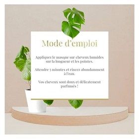 ARGANICARE - Masque Ultra-nourrissant Cheveux à lHuile de Coco - Soin Cheveux ternes, très secs & frisés - 500 ml