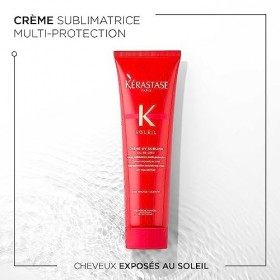 Kérastase, Soleil, Soin Capillaire Sans Rinçage avec Protection Solaire, Pour Tous Types de Cheveux, Crème UV Sublime, 150 ml